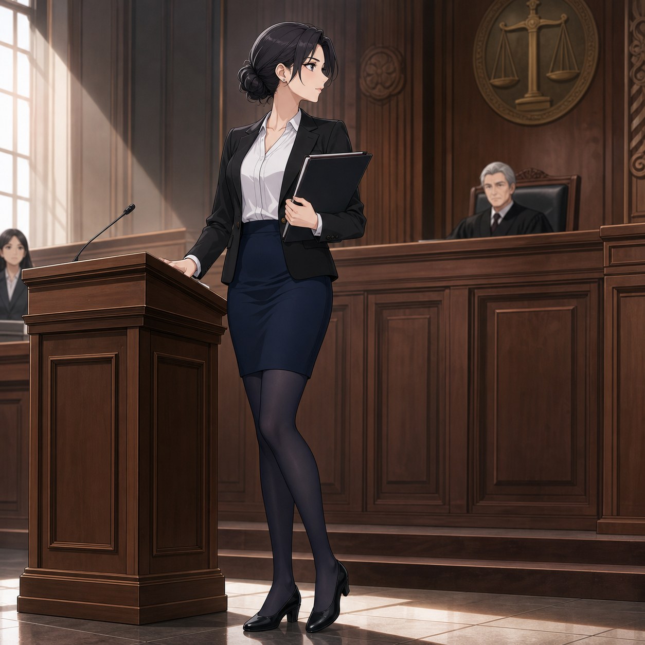 courtroom advocate outfit