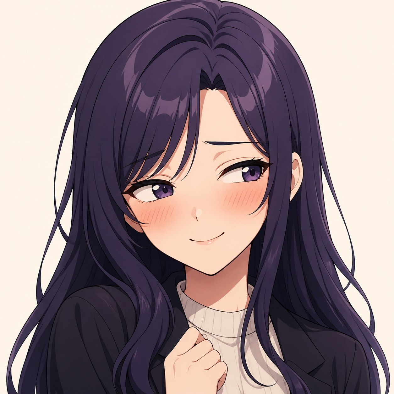 shy pride after praise