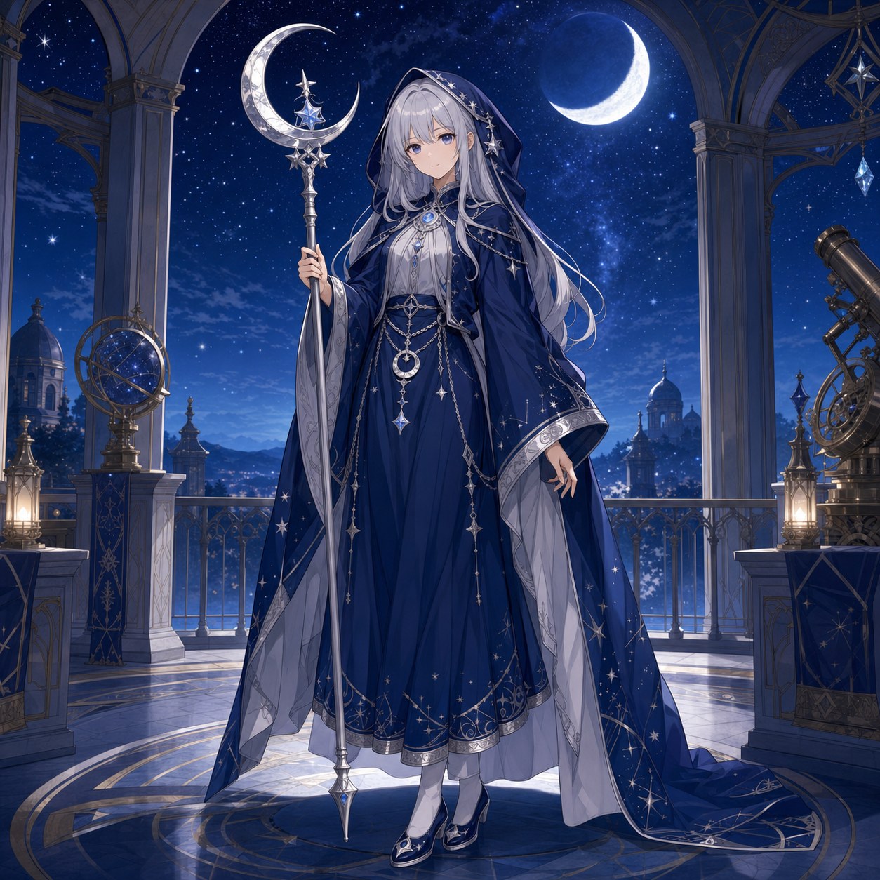 星空を読む月の神官