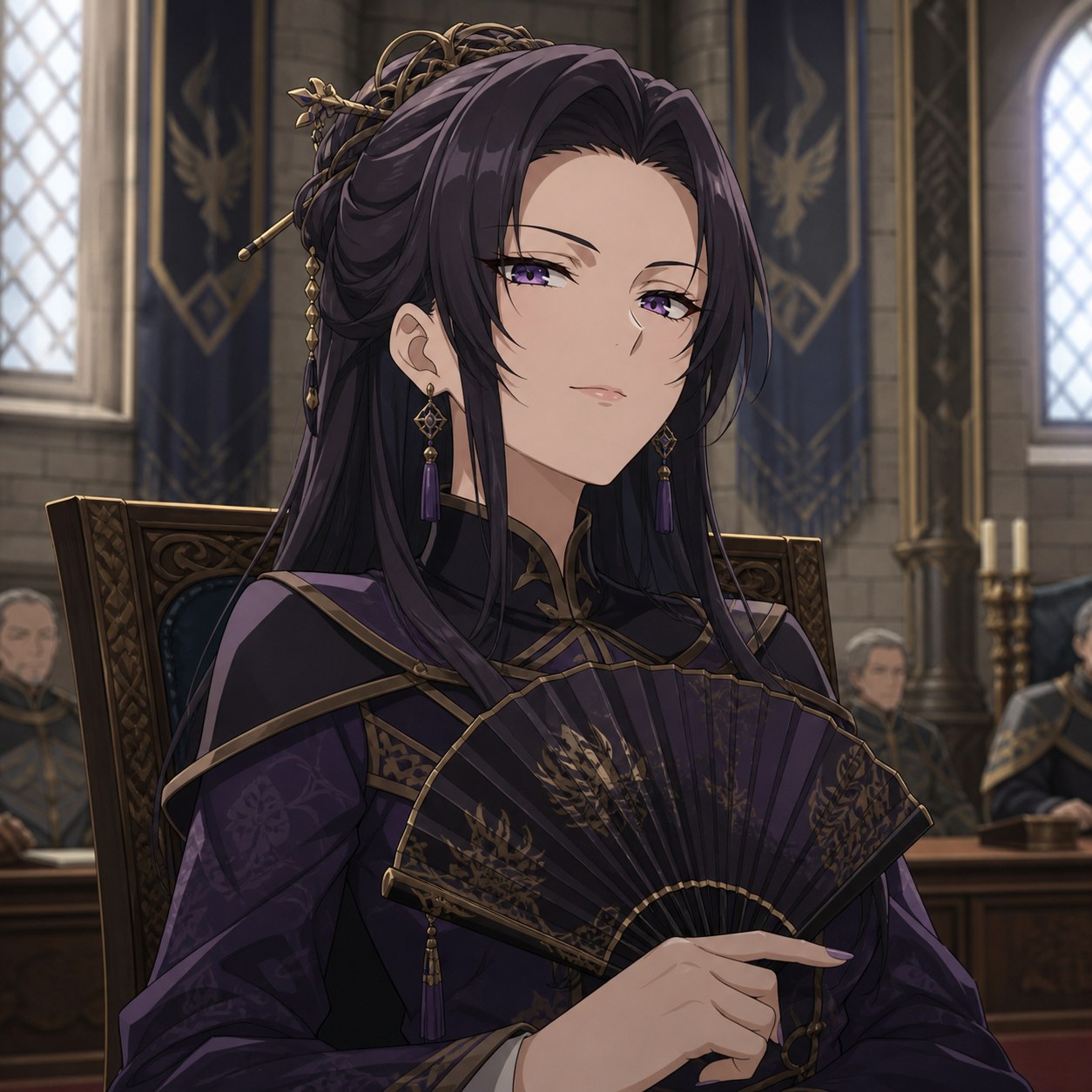 無言の優越感を示すファンタジーキャラクター