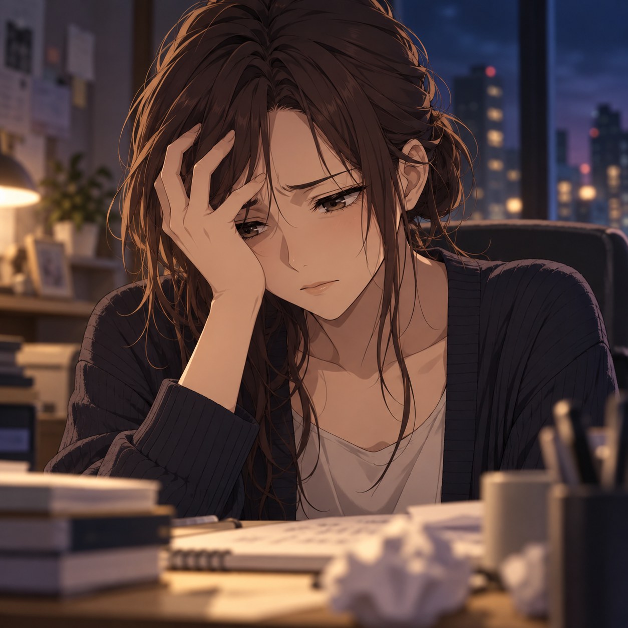 失敗を引きずる落ち込み