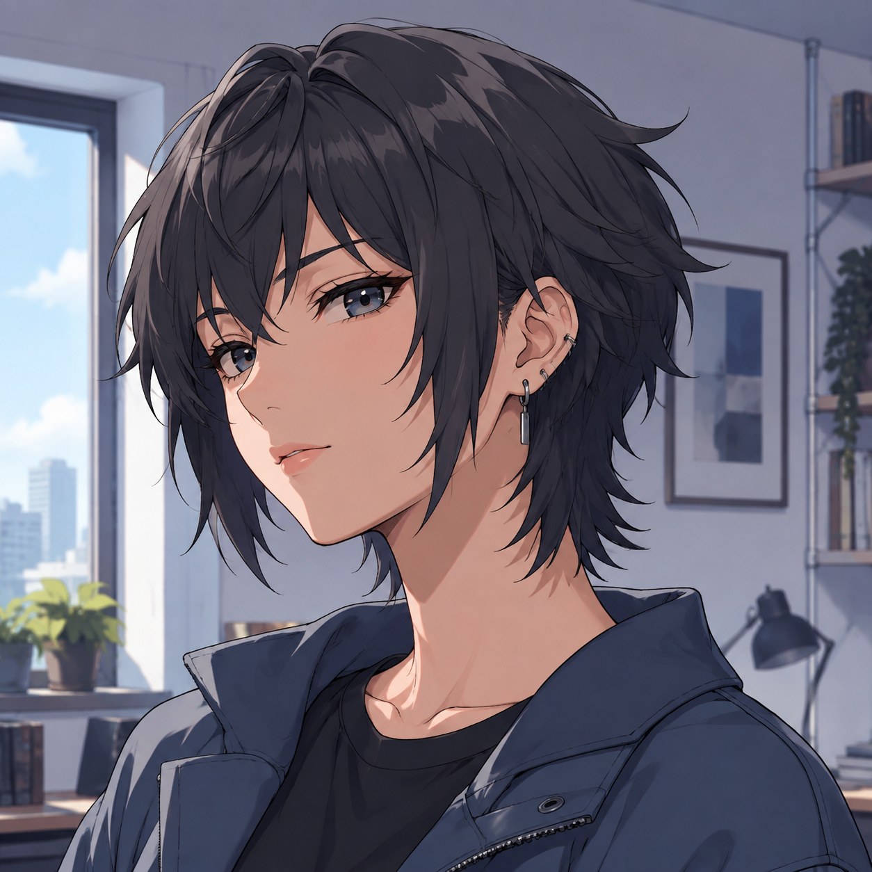 short wolf cut