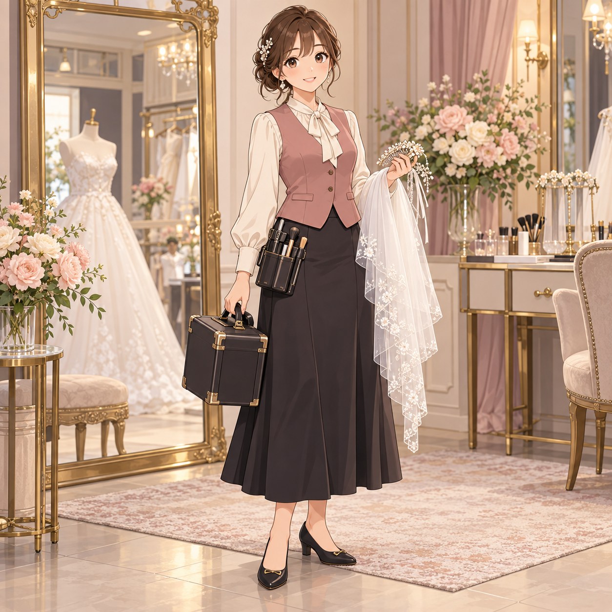 ローズベストのブライダルヘアメイク